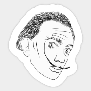 Salvador Dali Sticker